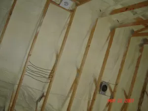spray foam insulation in pole barn