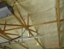 spray foam insulation on ceiling