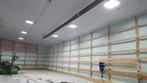 pole barn spray foam installation