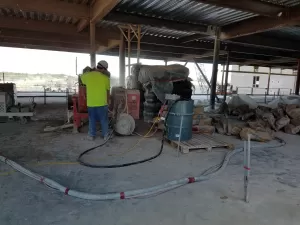 iowa spray foam fireproofing project