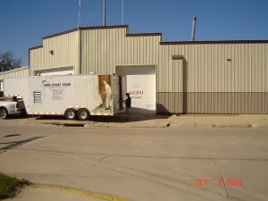 iowa spray foam insulation on commercial building